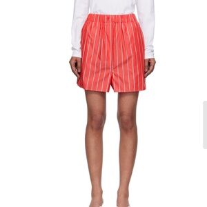 The Frankie Shop / Striped Cotton Boxer Shorts / S